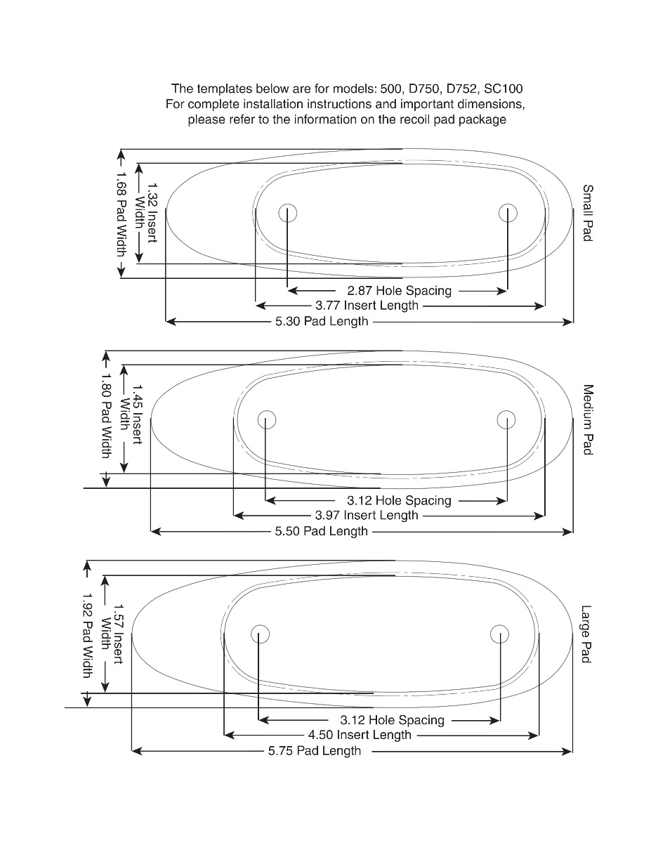 II. Importance of Recoil Pad Sizing