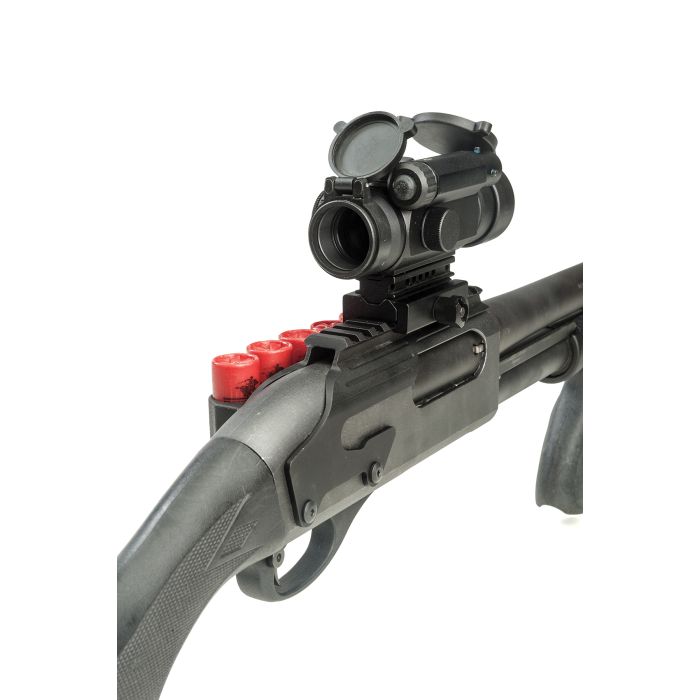 Shotgun Red Dot Scope Saddle Mount Picatinny Rail 12GA Remington 870 1100 11-87 