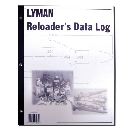 Lyman Reloading Data Log